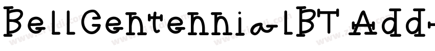 BellCentennialBT Add字体转换
